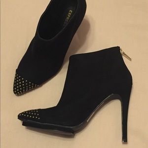 Express high heeled ankle boots